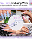 6-Color Pastel Shimmer Poly Gel Kit (Ships to US Only)