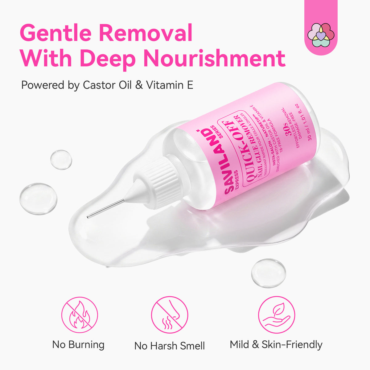 30ml Pinpoint Press-On Nail Glue Remover (Ships to US Only)