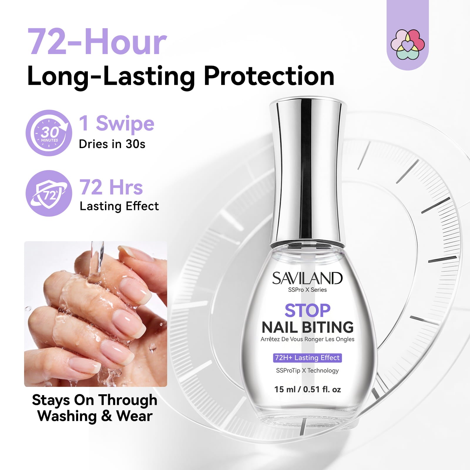 72-Hour Extreme Bitter Nail Biting Treatment for Stronger Nails