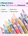 Create Stunning Nail Art in Seconds 24 Color Nail Art Pen Set (Ships to US Only)