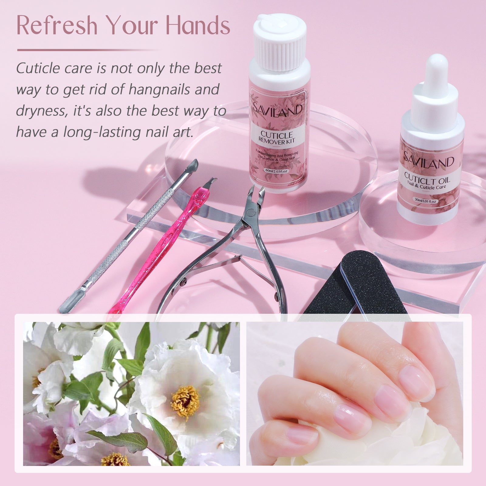 Complete Cuticle Care Kit for Healthy Stronger Nails (Ships to US Only)