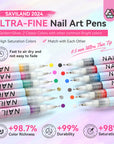 12 Colors 3D Nail Art Pens for Creative Nail Designs (Ships to US Only)
