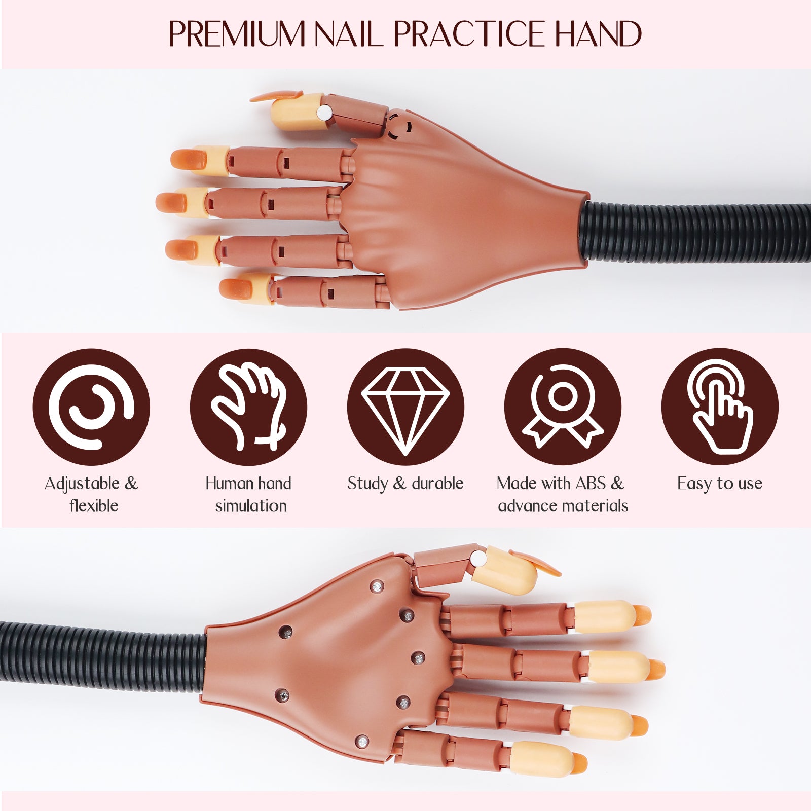 Saviland hand for nail practice