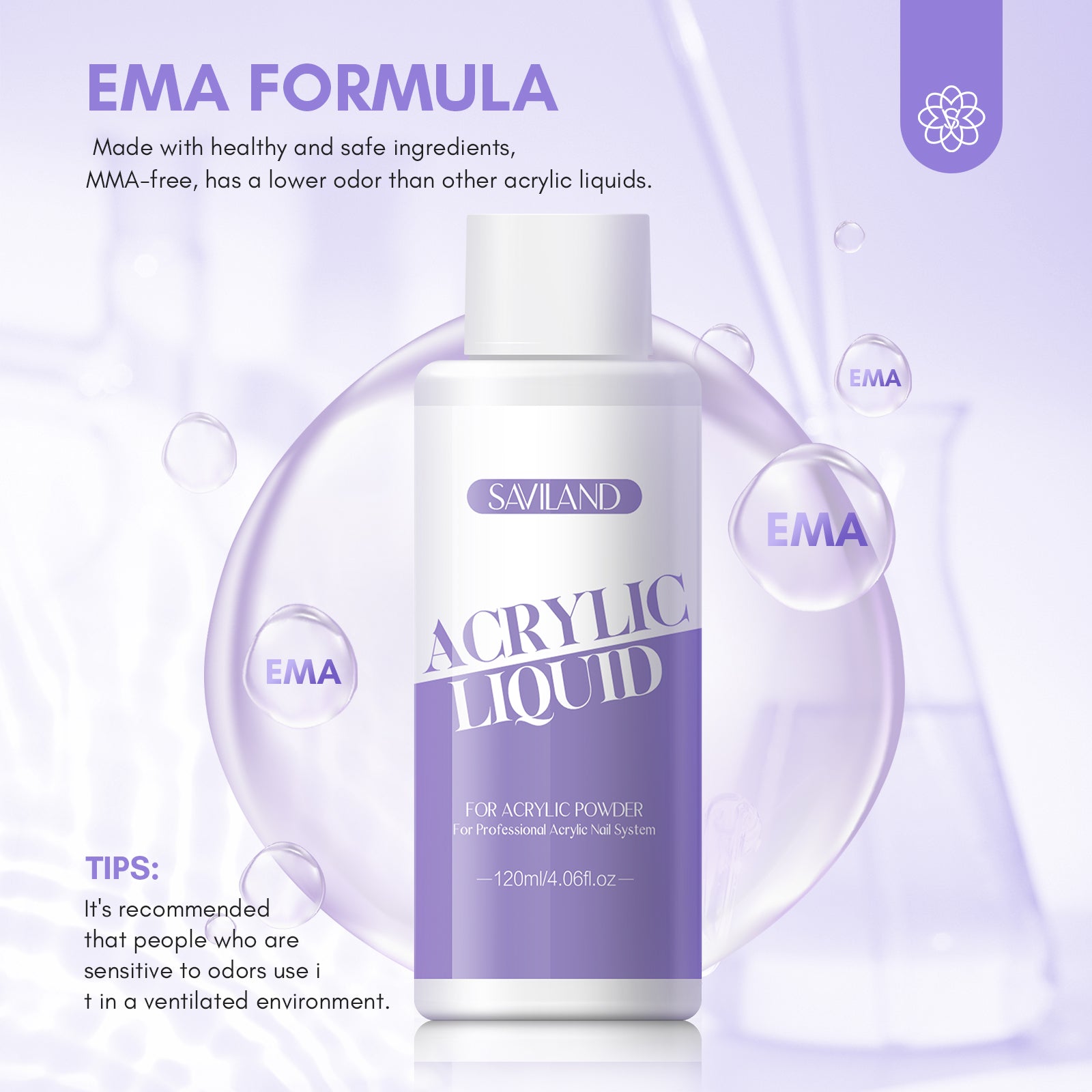 Acrylic Monomer &amp; Brush Kit for Easy Nail Extensions