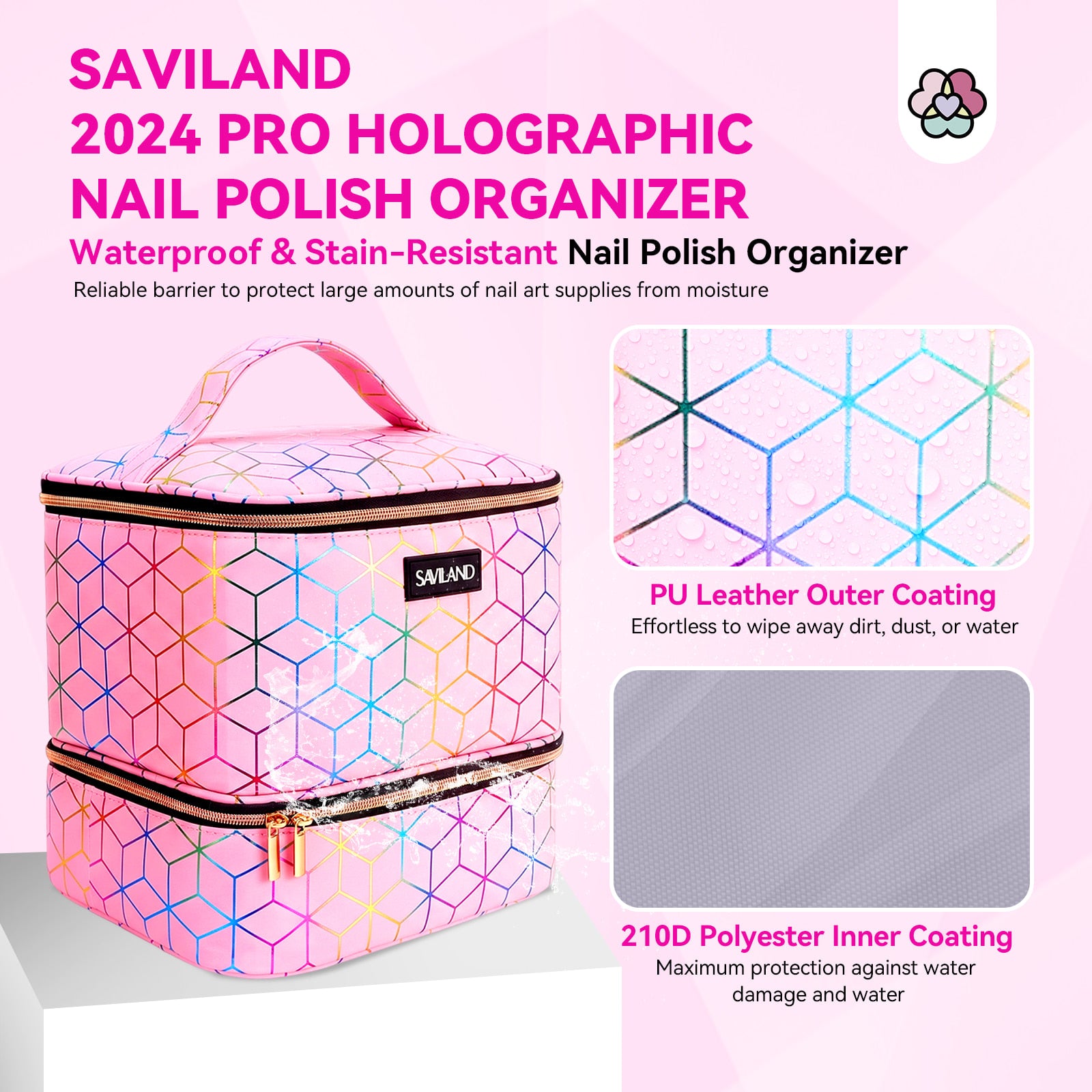 30-Bottle Nail Polish Organizer Bag (Ships to US Only)