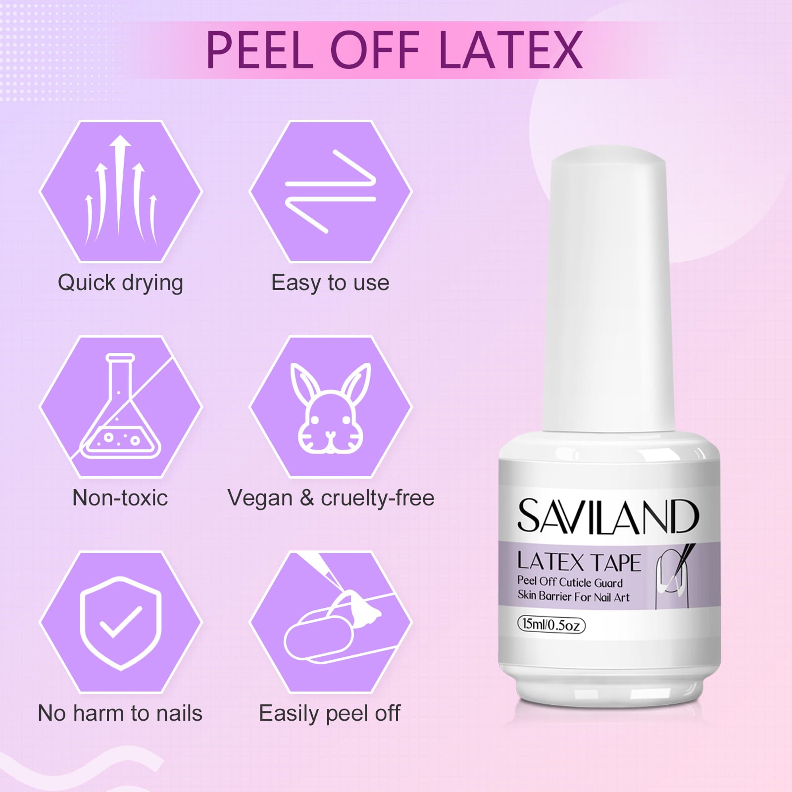 Mess-Free Nail Art Every Time  Peel-Off Liquid Latex Barrier