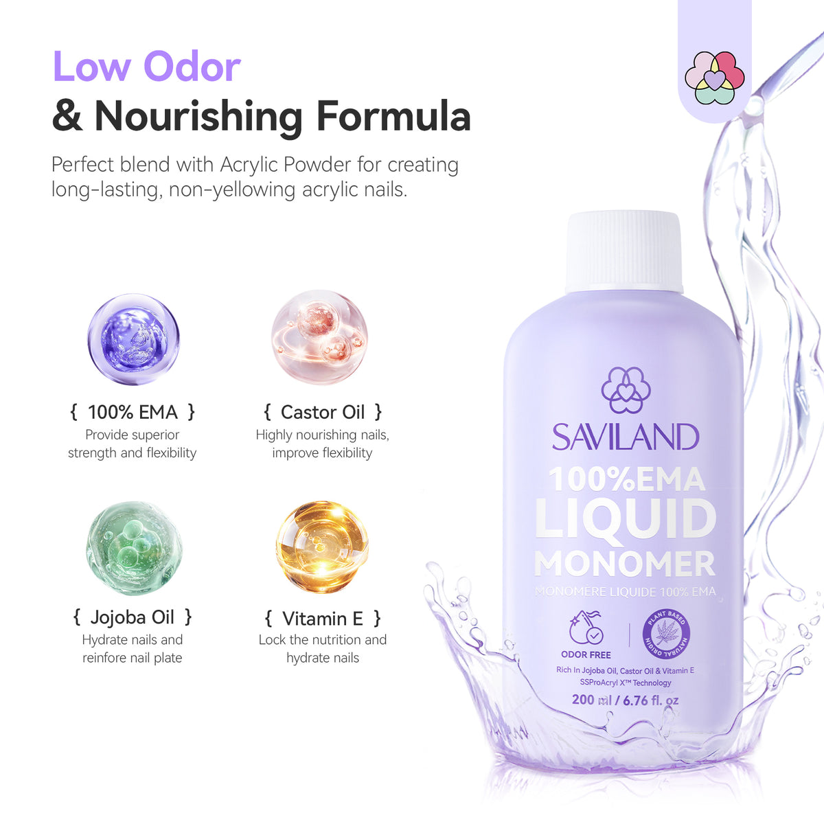 200ml Professional EMA Acrylic Liquid Monomer