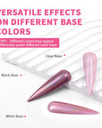 48-Color Chrome Nail Powder Set – Mirror, Aurora & Holographic Effects