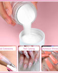 [US ONLY]1pcs 120g Crystal Clear Acrylic Powder