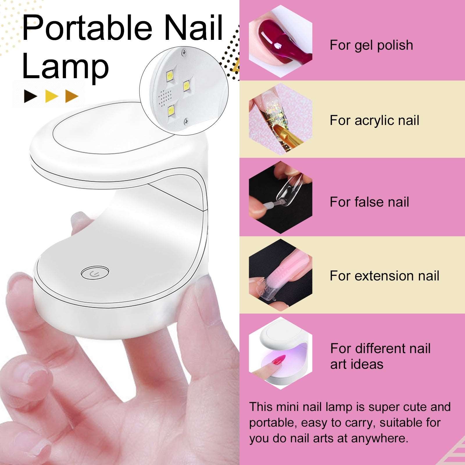 500pcs False Nail Tips and 4 in 1 Glue Gel Kit