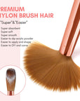 3Pcs Acrylic Nail Brush Set - Size 8/10/14