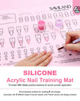 Silicone Practice Hand for Acrylic Nails, Upgraded Flexible Moveable Fake Hands