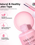 Liquid Latex for Nails, 20ML Latex Nail Polish Barrier Peel Off with Tweezer