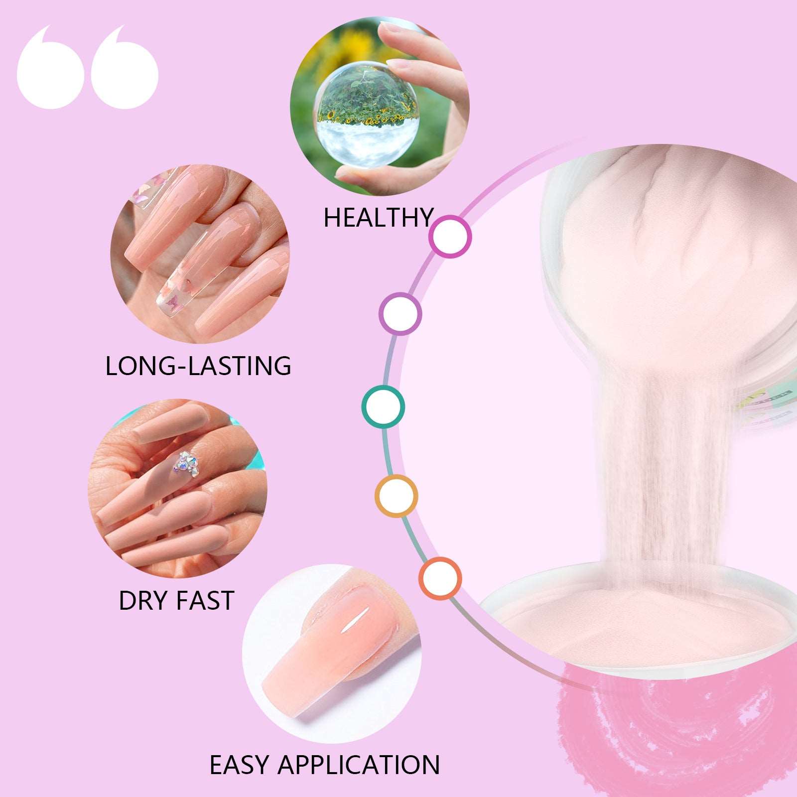 1pc Nude Nail Dip Powder