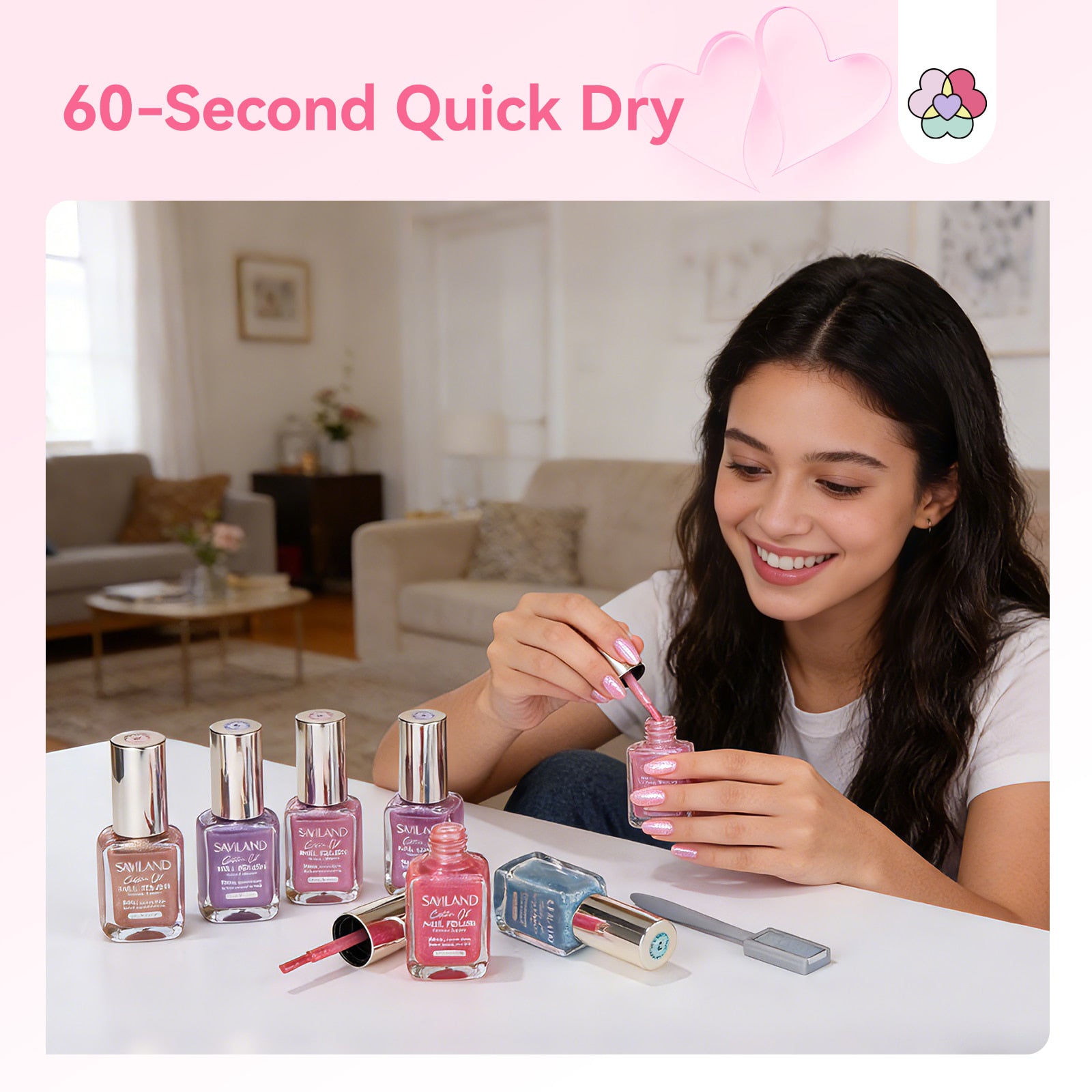 6-Color Romantic Cat Eye Nail Polish Set (Ships to US Only)