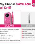 40,000 RPM 30-Second Removal Nail Drill (Ships to US Only)