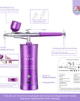 Dual-Mode Rechargeable Nail Airbrush Kit for Salon-Perfect Results