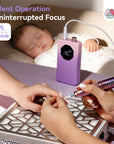40000RPM Electric Nail Drill for Acrylic Nails, Low Noise Purple (Ships to US Only)