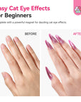 4-Color Purple HEMA-Free Poly Gel Nail Set for Creative Nail Art