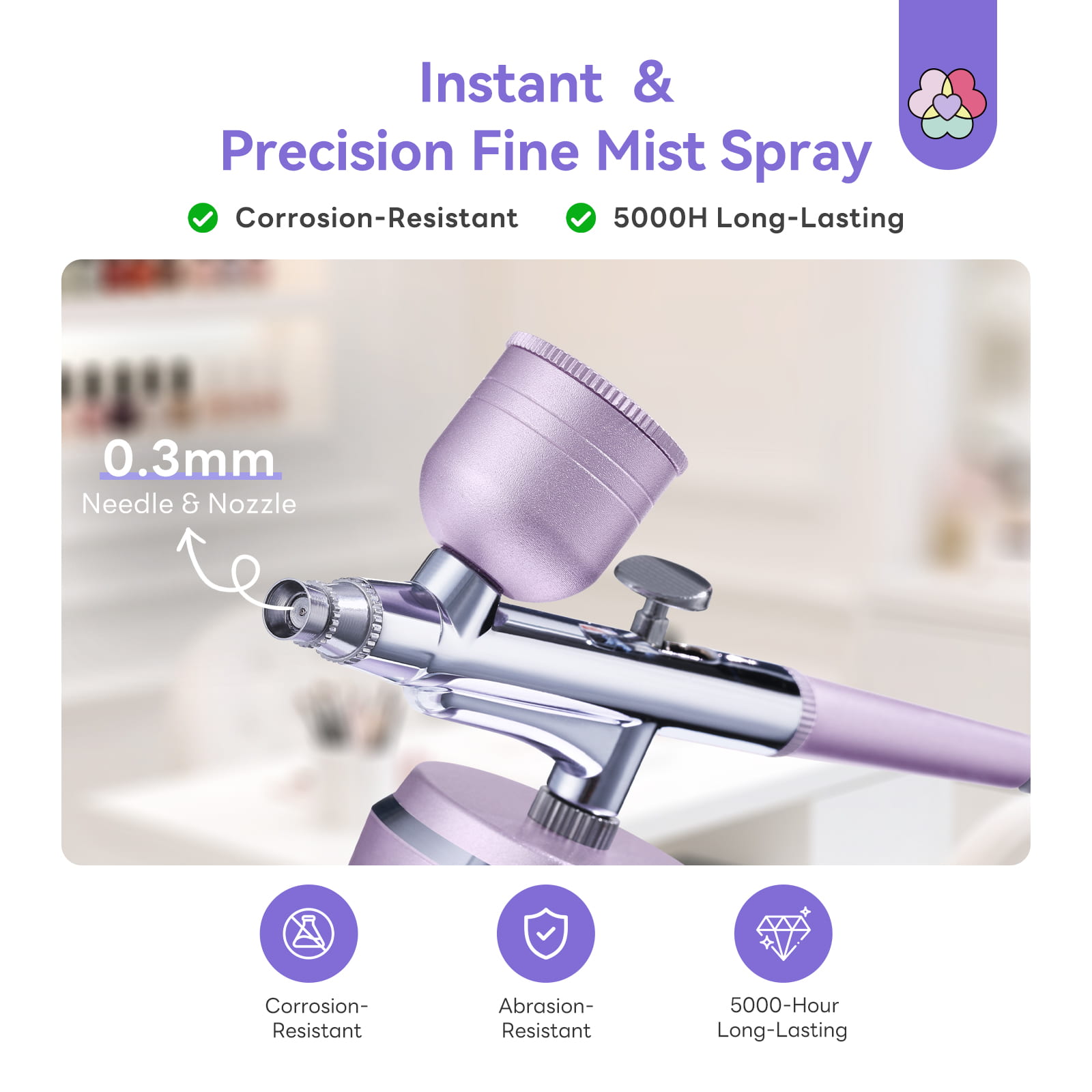Instant Salon Airbrush Kit  Perfect Ombr &amp; Aura Nail Designs
