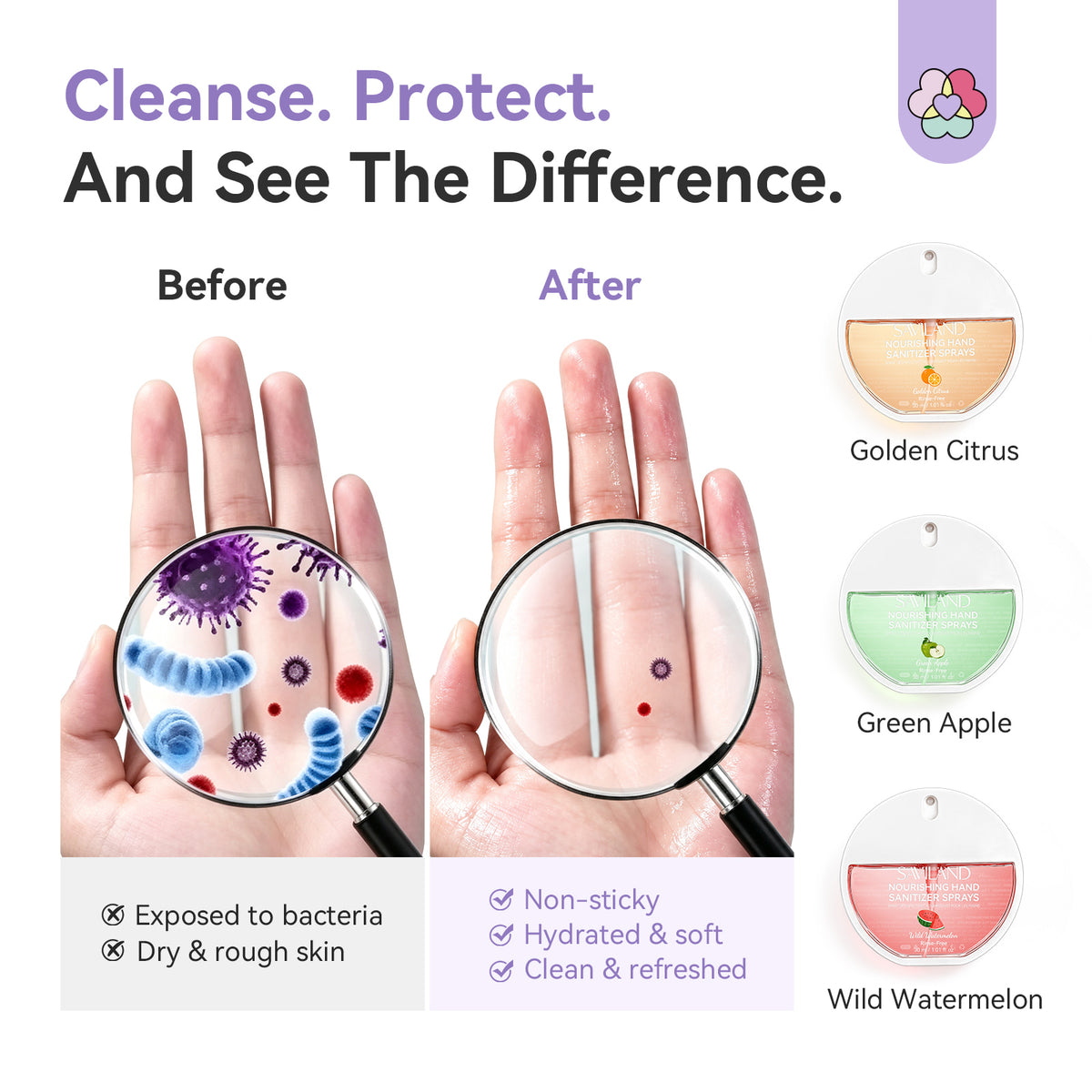 Deep-Hydrating Aloe Hand Sanitizer Spray (Ships to US Only)
