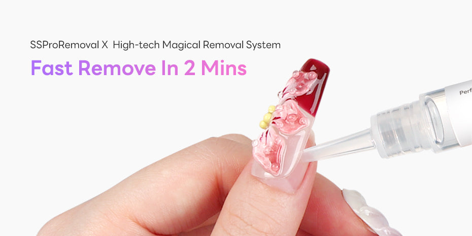 SAVILAND SSProRemoval X nail polish remover system removing gel nails safely in just 2 minutes