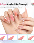 15-Color Purple Cat Eye Poly Gel Kit (Ships to US Only)