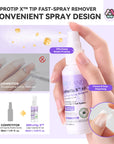 Remove Nail Glue in Seconds Fast & Gentle Remover Spray