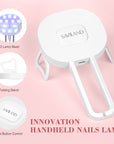 Gel Nail Extension Kit with Lamp & Coffin Nail Tips (Ships to US Only)