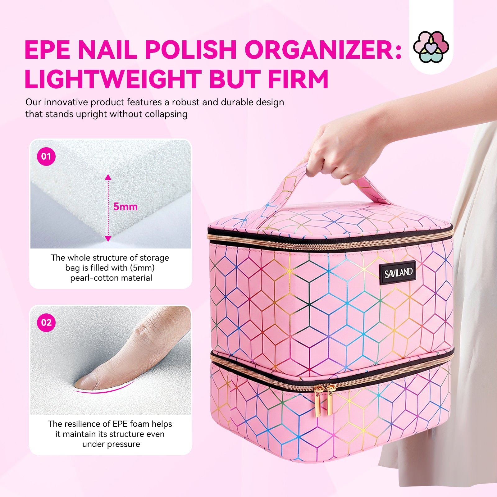 30-Bottle Nail Polish Organizer Bag (Ships to US Only)