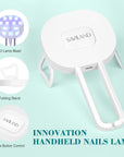 Gel Nail Kit with Lamp & 500 Stiletto Nail Tips (Ships to US Only)