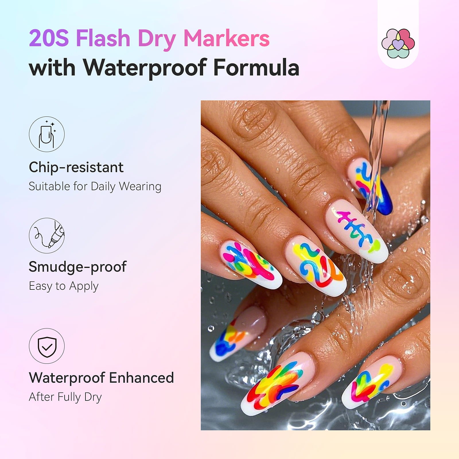 Create Stunning Nail Art in Seconds 24 Color Nail Art Pen Set (Ships to US Only)