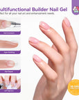 Ultra Strong Nail Extensions Made Easy C Hard Builder Gel Kit (Ships to US Only)