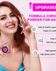 36Pcs Mirror Chrome Nail Powder Set