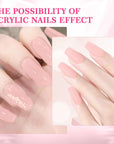 1pcs 150g Pink Acrylic Powder - 5.29OZ