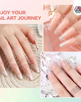 5 PCS Acrylic Nail Brush Set - Size 4/8/10/12/16