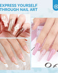 Acrylic Nail Brush Set - 5pcs Size 4/8/10/12/16