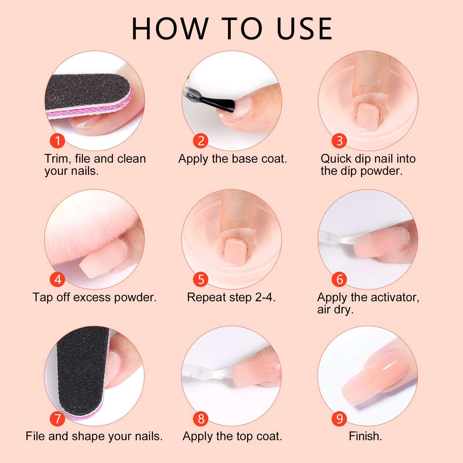 1pc Nude Nail Dip Powder