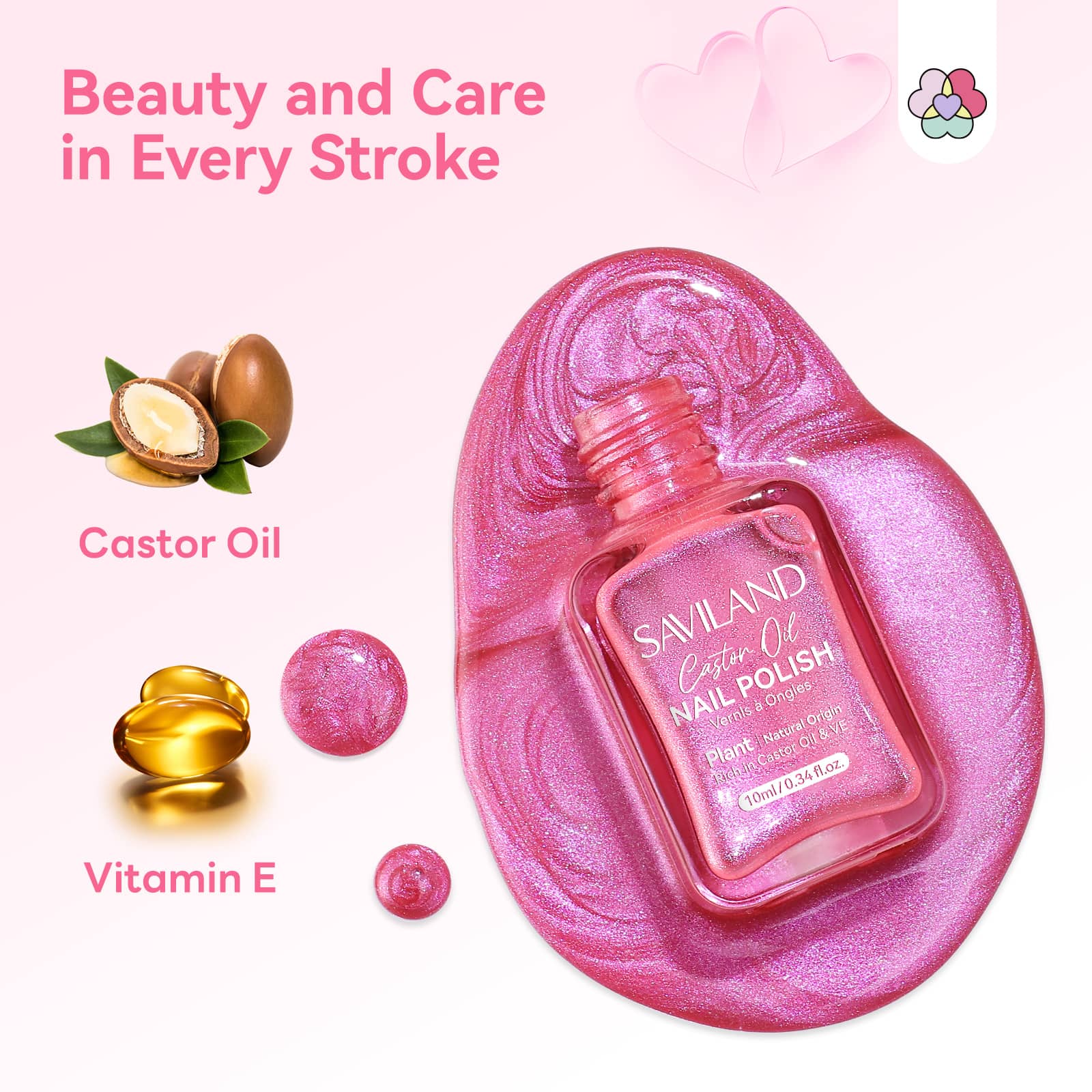 6-Color Romantic Cat Eye Nail Polish Set (Ships to US Only)