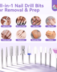 40000RPM Nail Drill for 30S Removal of Thick Acrylic Nails (Ships to US Only)