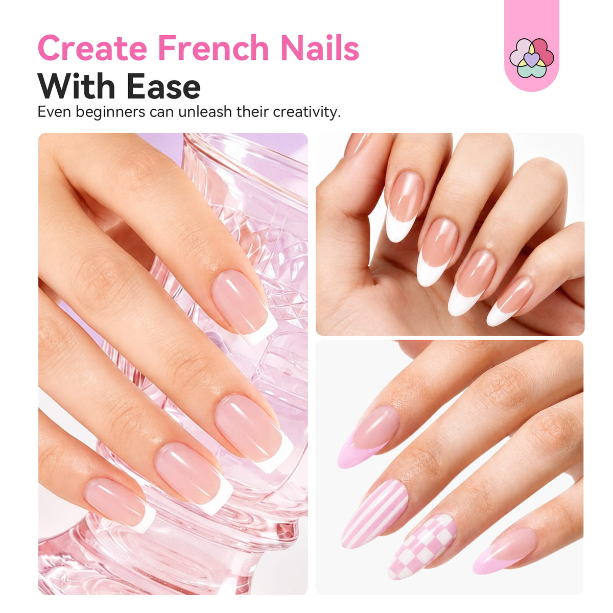 7-Piece Silicone French Tip Nail Stamp Set (Ships to US Only)