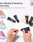 6-Color Fine Shimmer Poly Gel Kit (Ships to US Only)