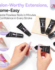 6-Color Cat Eye Poly Gel Kit with Castor Oil (Ships to US Only)