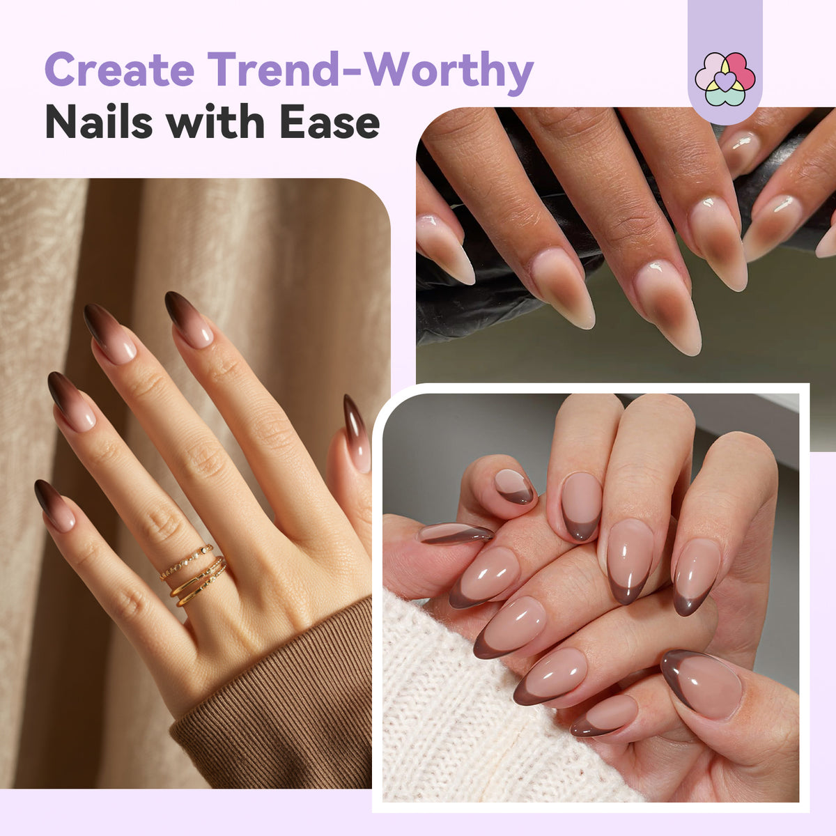 Dark Nude Airbrush Gel for Flawless Ombre Nail Art (Ships to US Only)