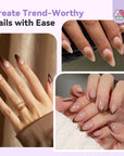 Dark Nude Airbrush Gel for Flawless Ombre Nail Art (Ships to US Only)