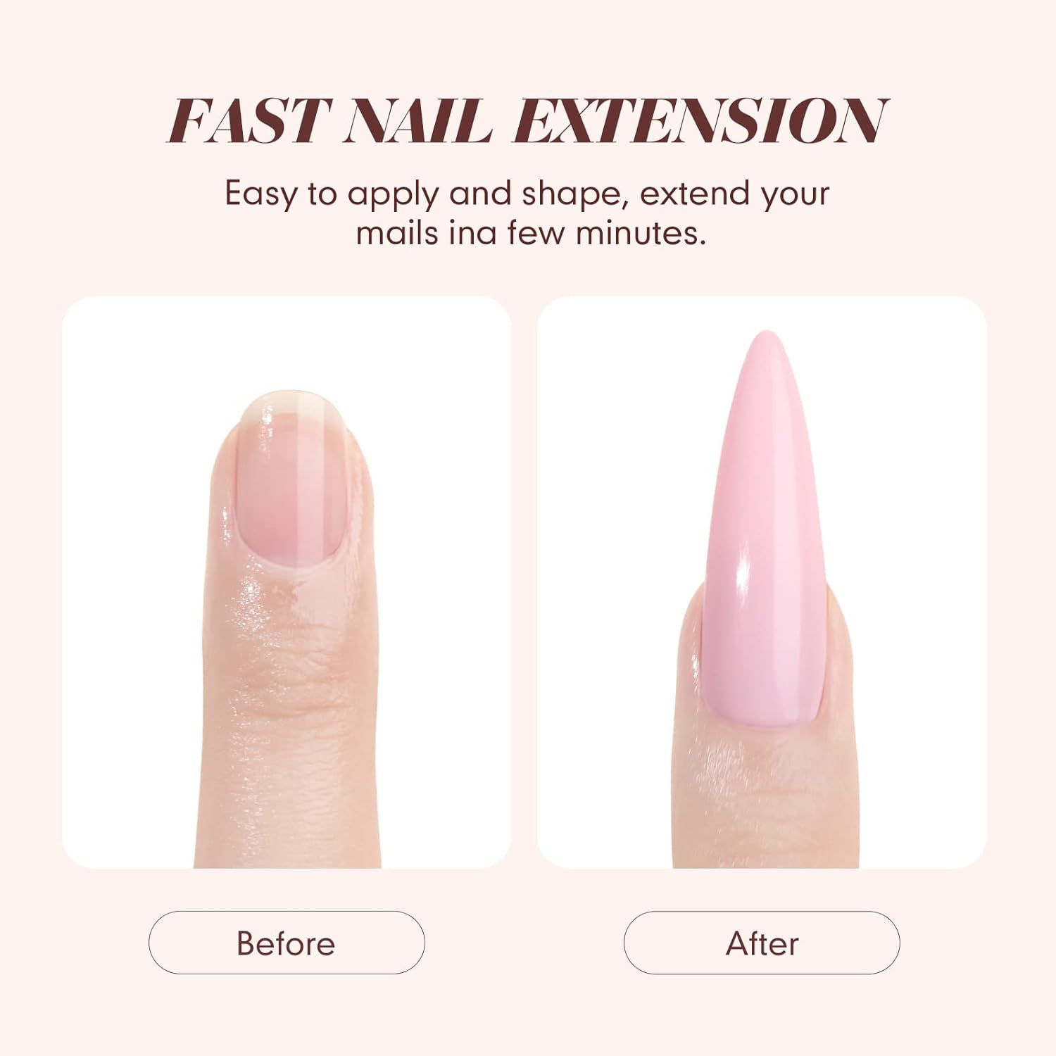 pink acrylic nails