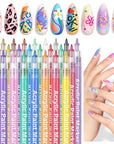 Create Stunning Nail Art in Seconds 24 Color Nail Art Pen Set (Ships to US Only)