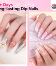 Keratin Dip Powder Nail Kit for Strong Healthy Nails