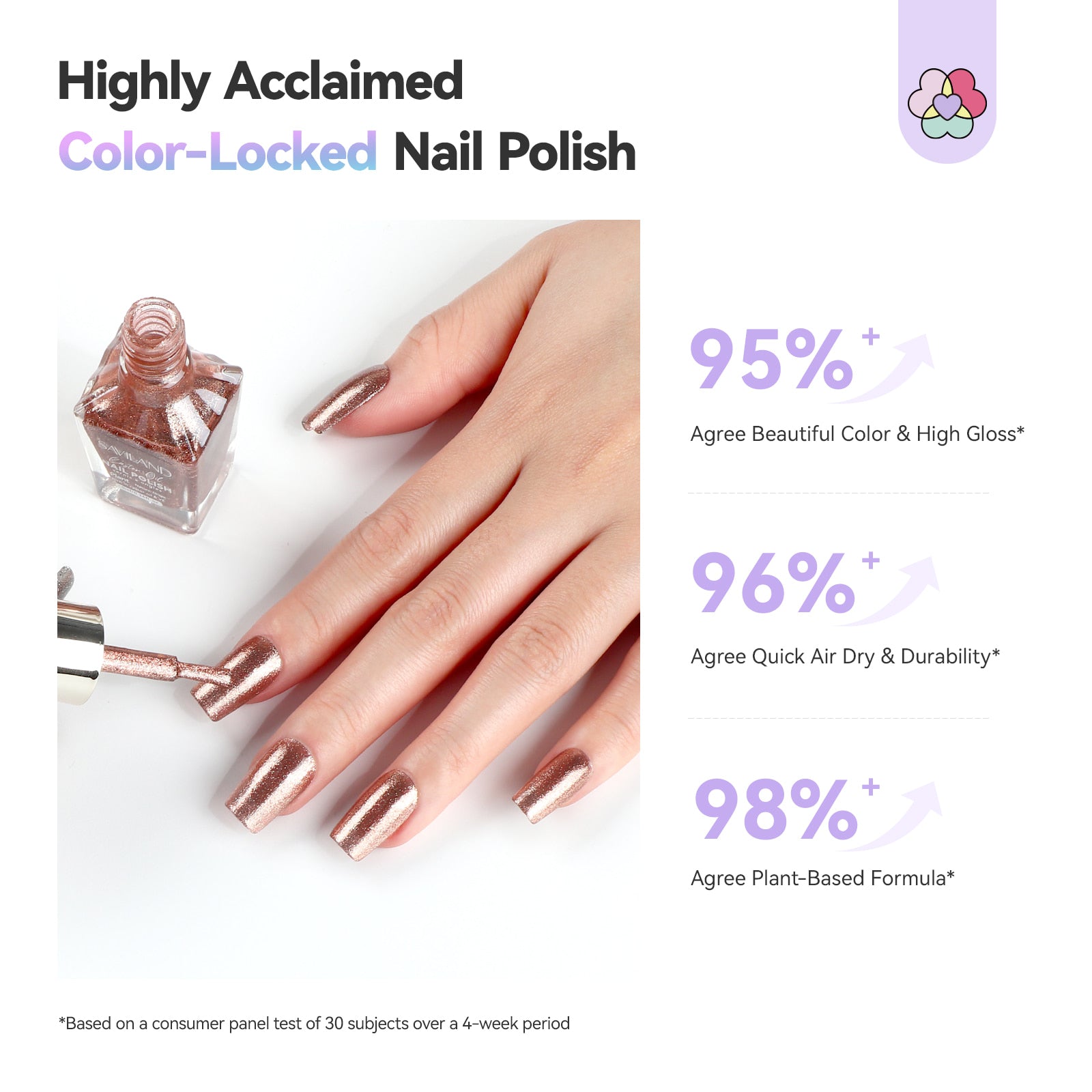 6-Color Holographic Glitter Nail Polish Set (Ships to US Only)