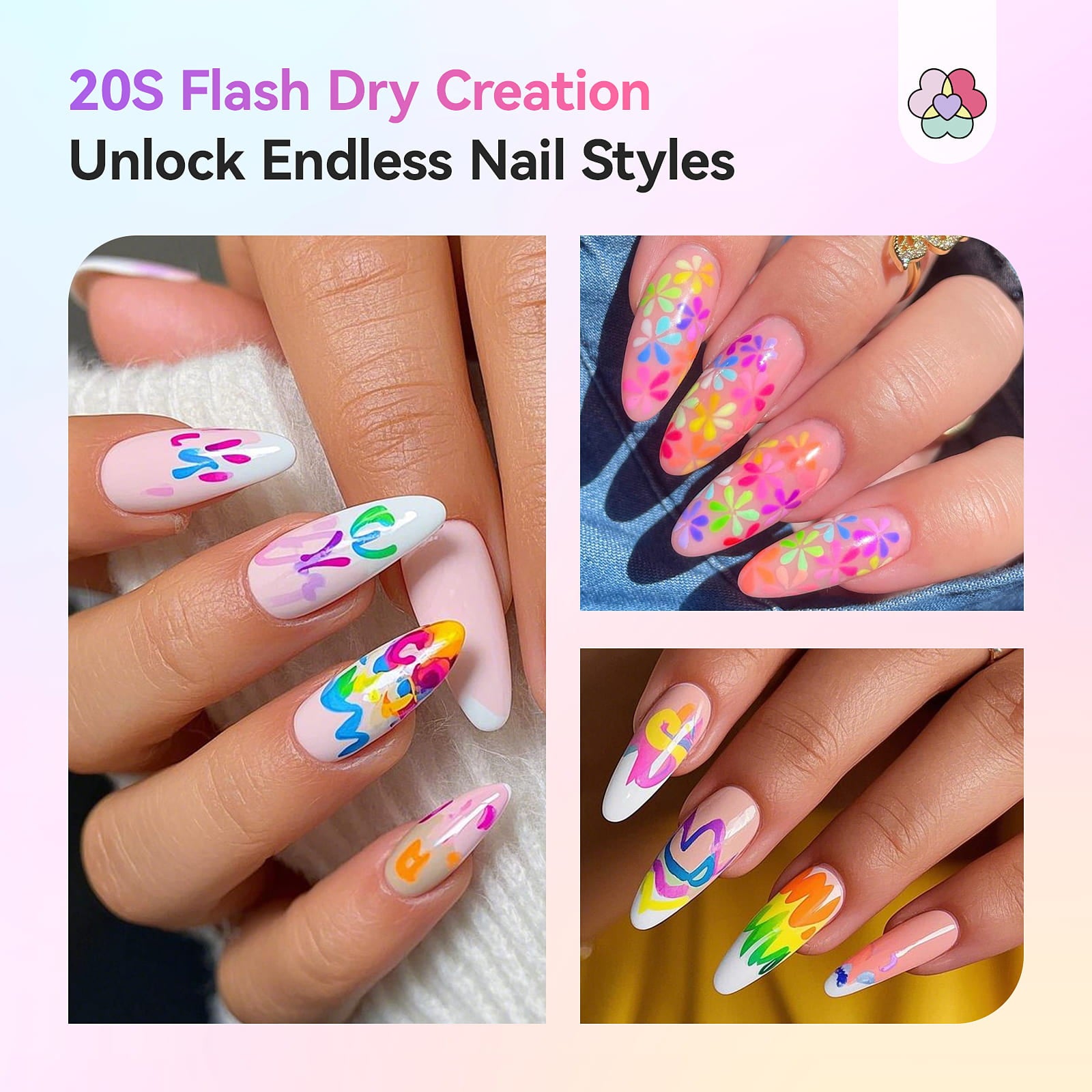 Create Stunning Nail Art in Seconds 24 Color Nail Art Pen Set (Ships to US Only)
